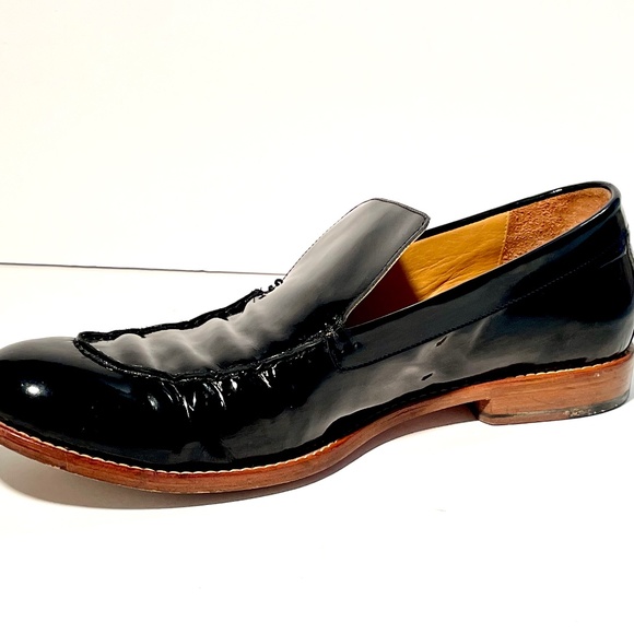 Limited Edition ‘Dragan Mrdja’ Men’s Patent Leather Slip On Loafer - Picture 2 of 7